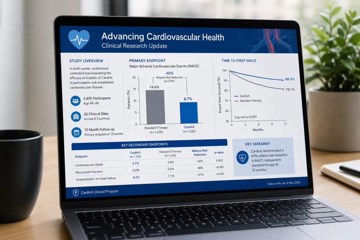 Cardiovascular health research presentation