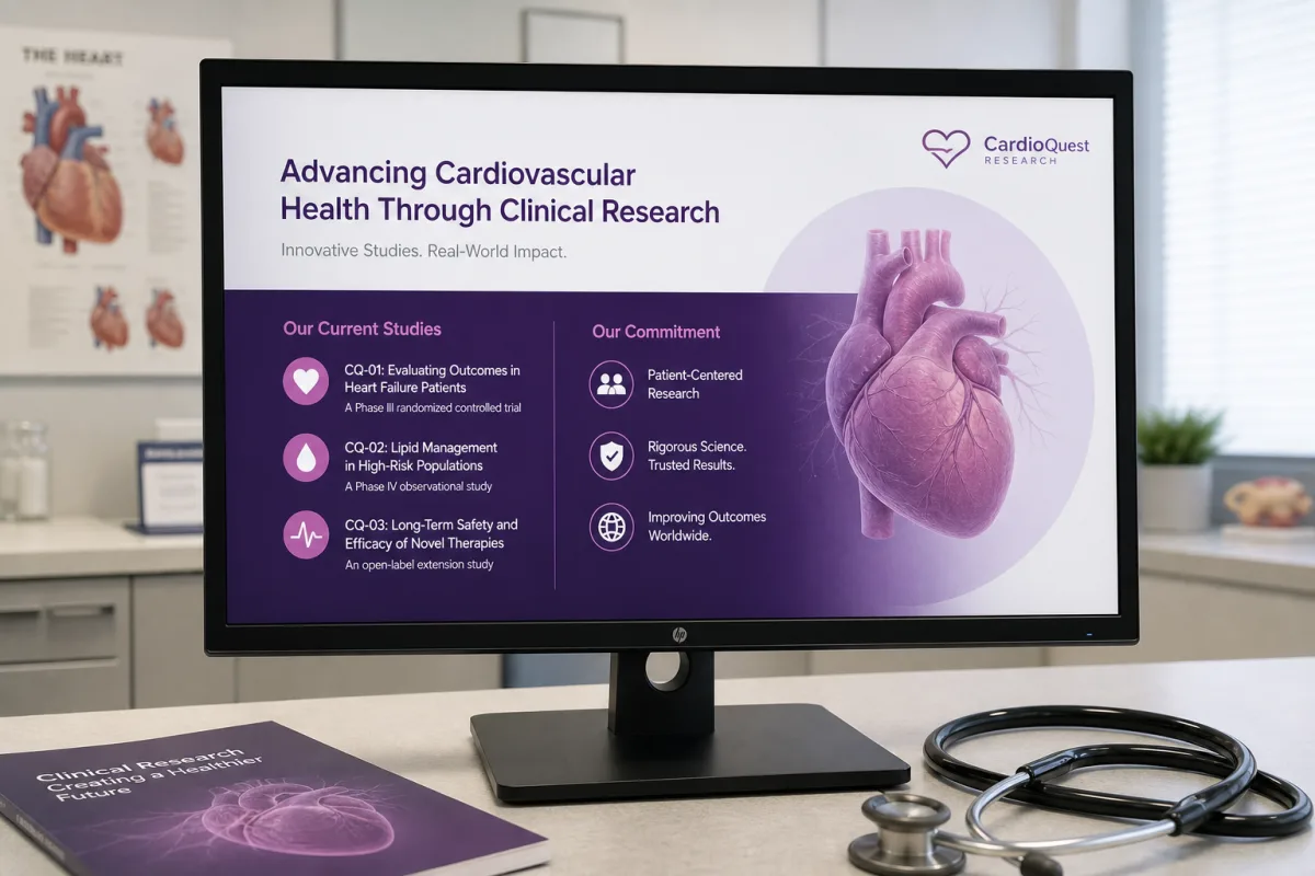 Clinical research presentation